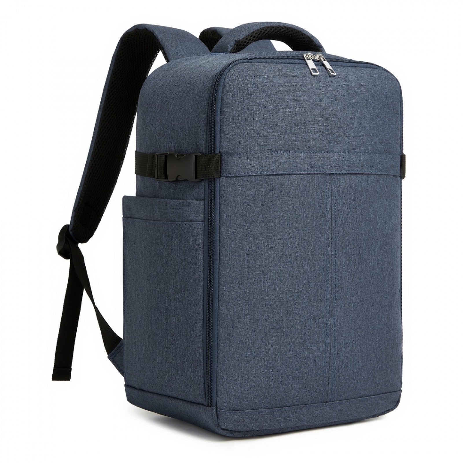 Kono Urban Smart 15L Carry-On Backpack with Luggage Strap – Ideal for Travel, Work & Daily Commute - Navy