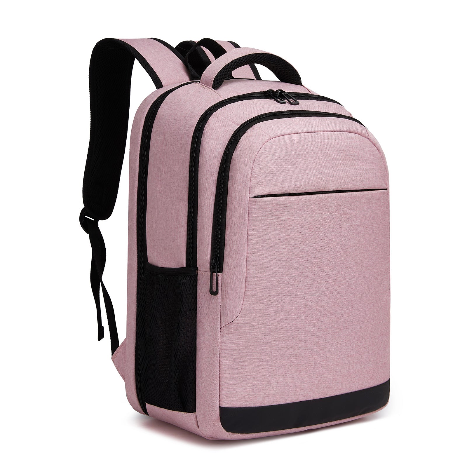 Trendy Laptop Backpack,Soft Padded,Practical,Organized Storage,Lightweight 15.6" Notebook Bag for Work, School & Travel - Pink