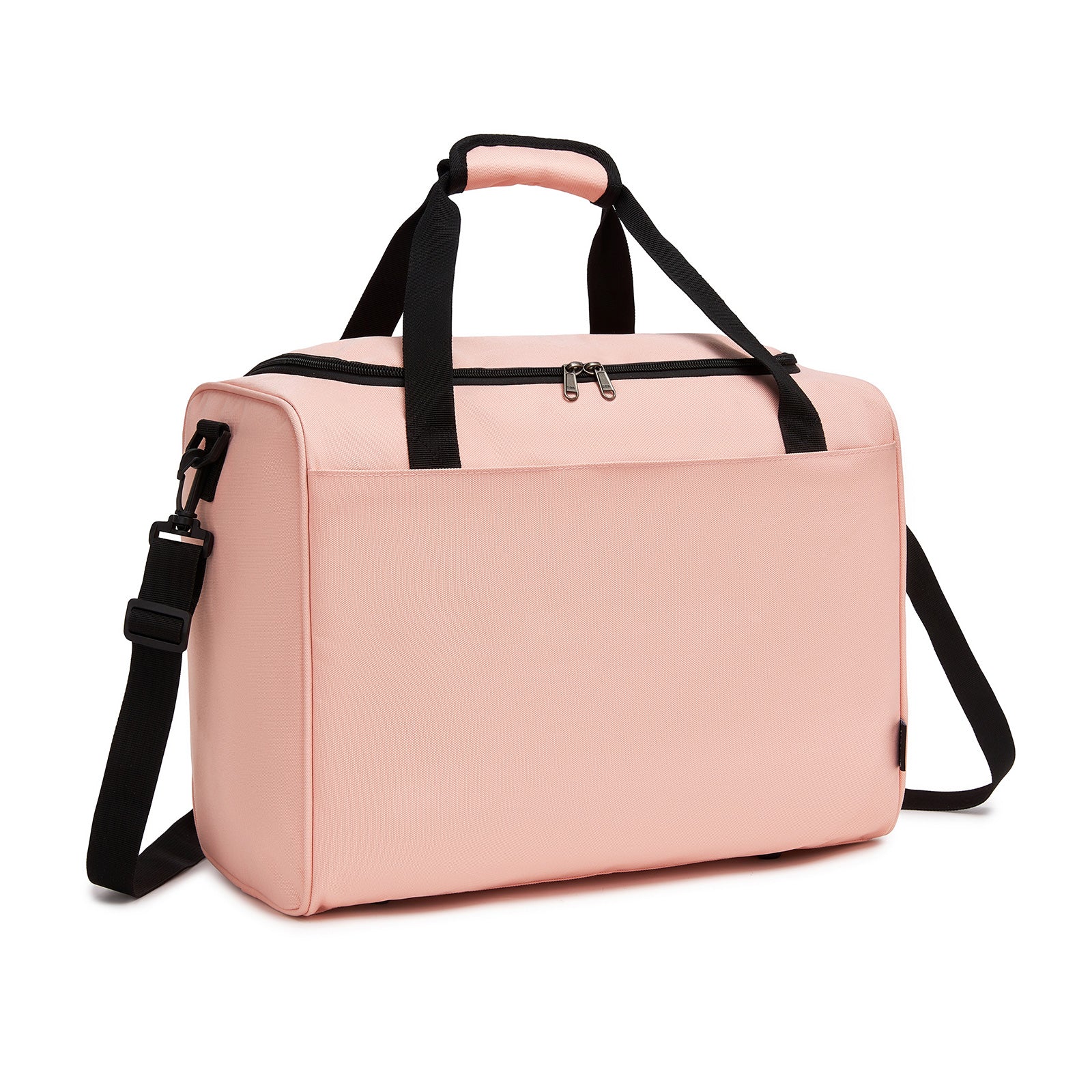 Kono Spacious Airline-Approved Cabin Travel Duffel (40×30×20 cm) - Roomy Weekender with U-Zip Opening - Pink