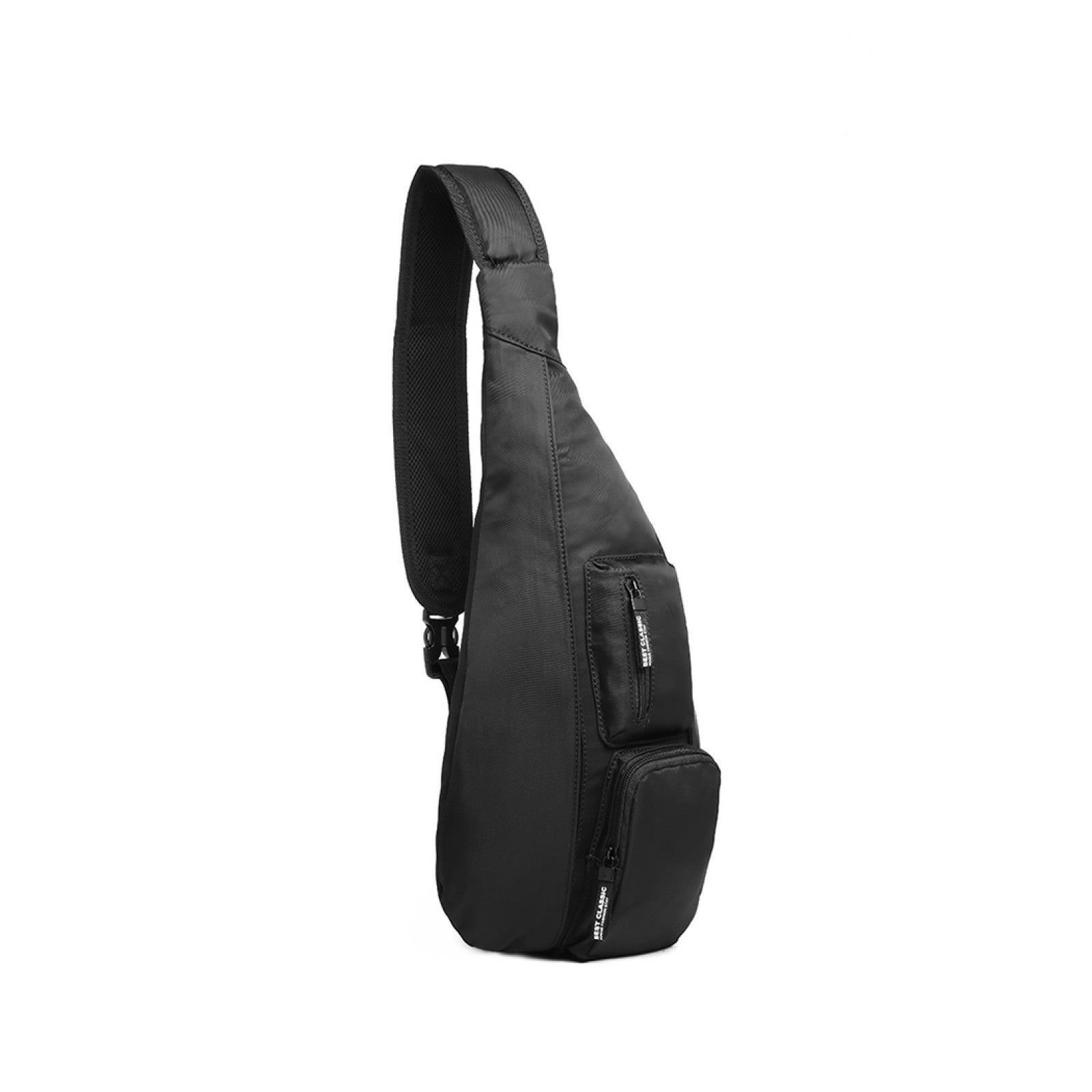 Miss Lulu Casual Single Strap Sling Backpack - Black