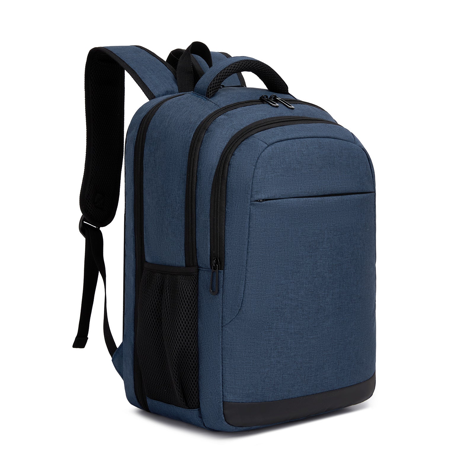 Trendy Laptop Backpack,Soft Padded,Practical,Organized Storage,Lightweight 15.6" Notebook Bag for Work, School & Travel - Navy