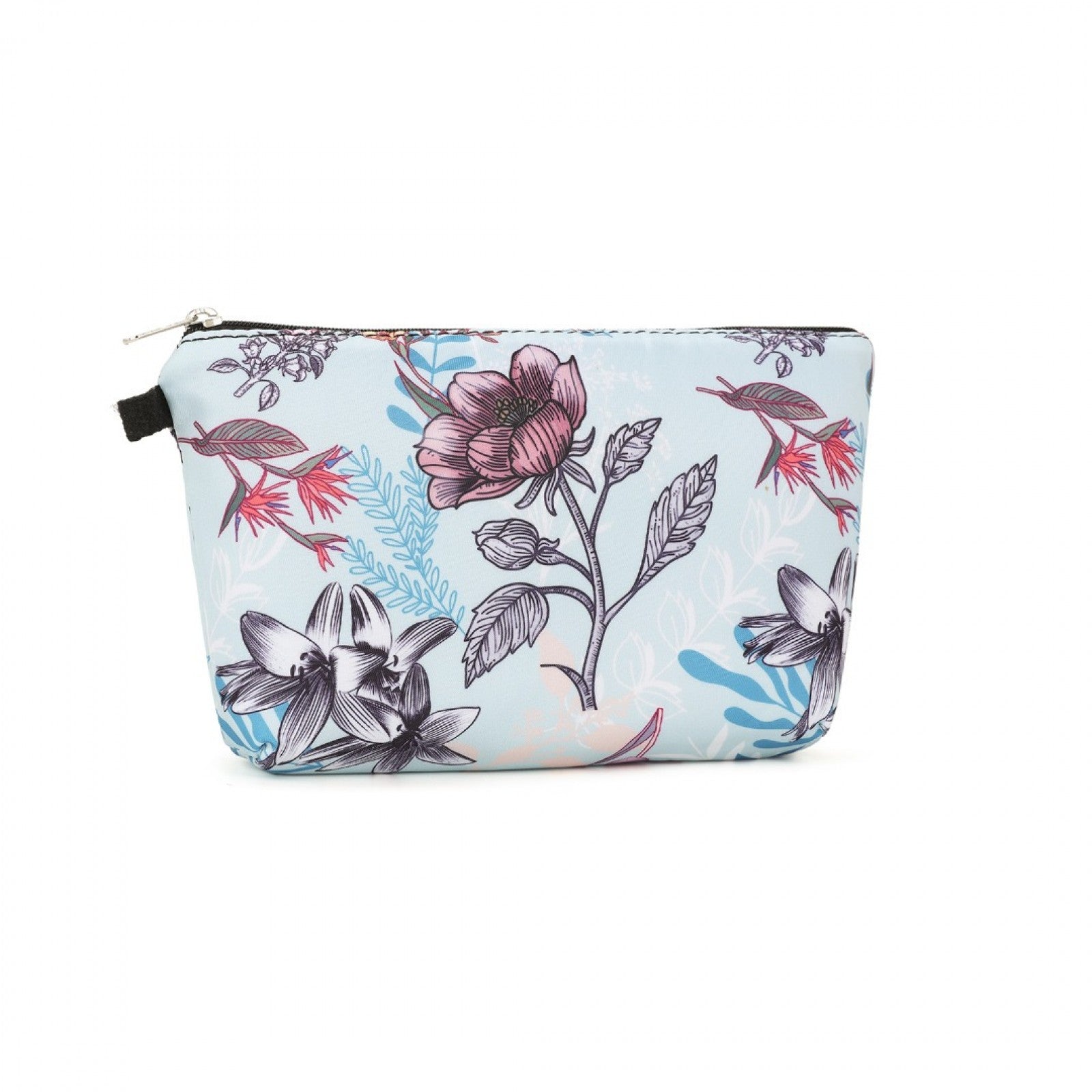 Miss Lulu Multi-Functional Charming Print Cosmetic Bag & Storage Bag for Travel and Everyday Use - Red And Blue
