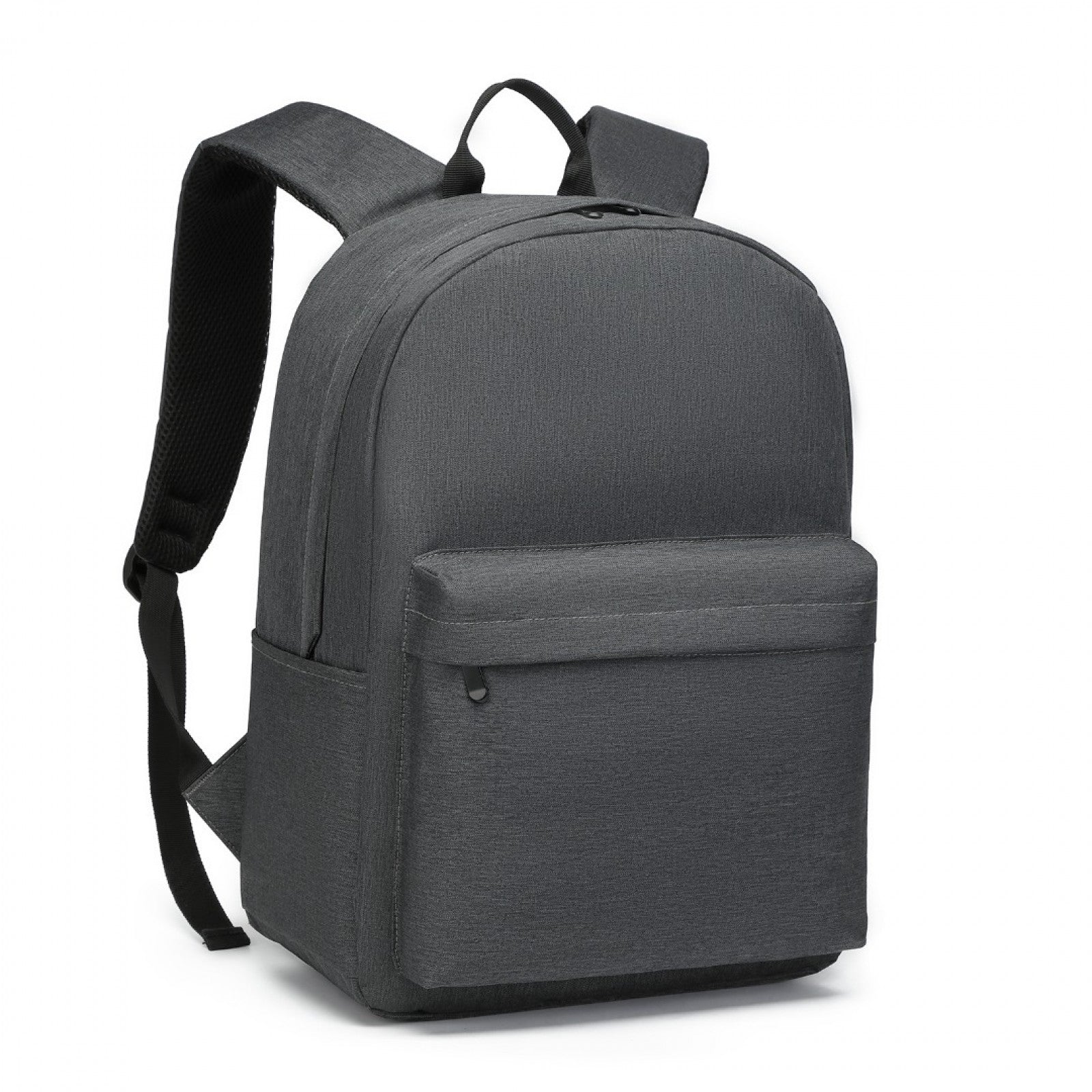 Kono Durable Polyester Everyday Backpack With Sleek Design - Dark Grey