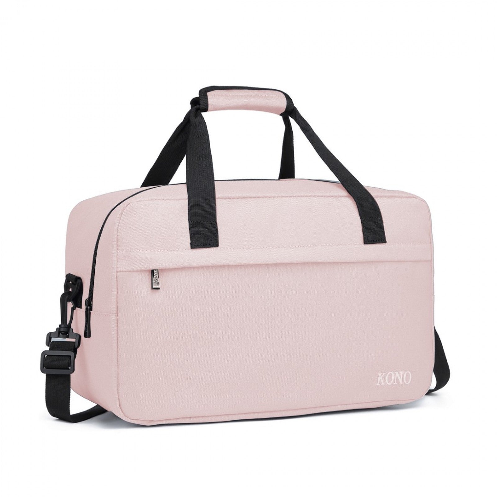 Kono Lightweight Multi Purpose Unisex Sports Travel Duffel Bag - Pink