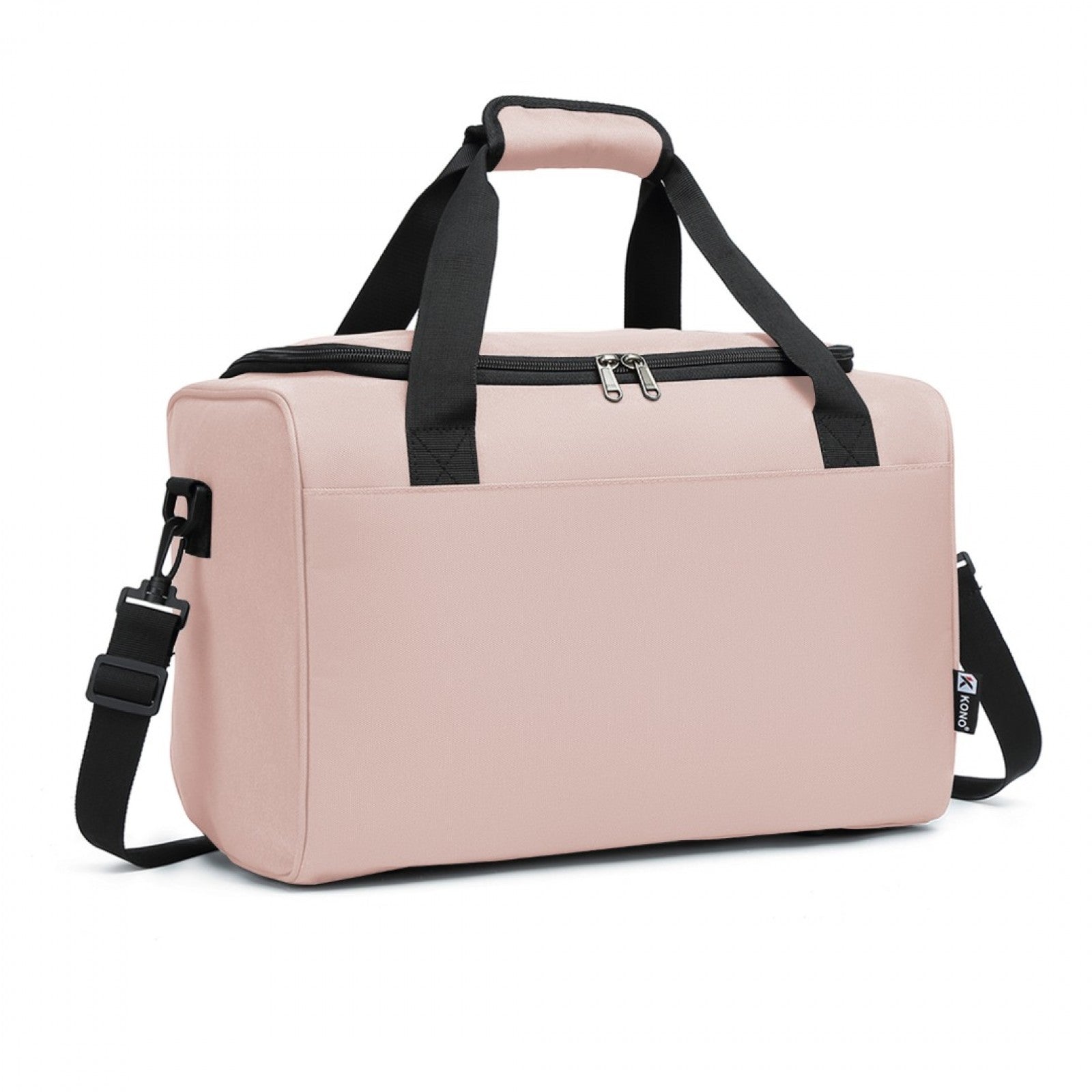 Kono Structured Travel Duffle Bag - Pink