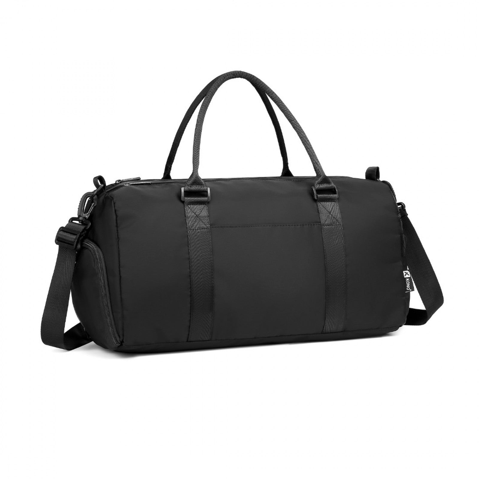 Kono Multi Waterproof Gym bag Carry On Weekend Bag - Black