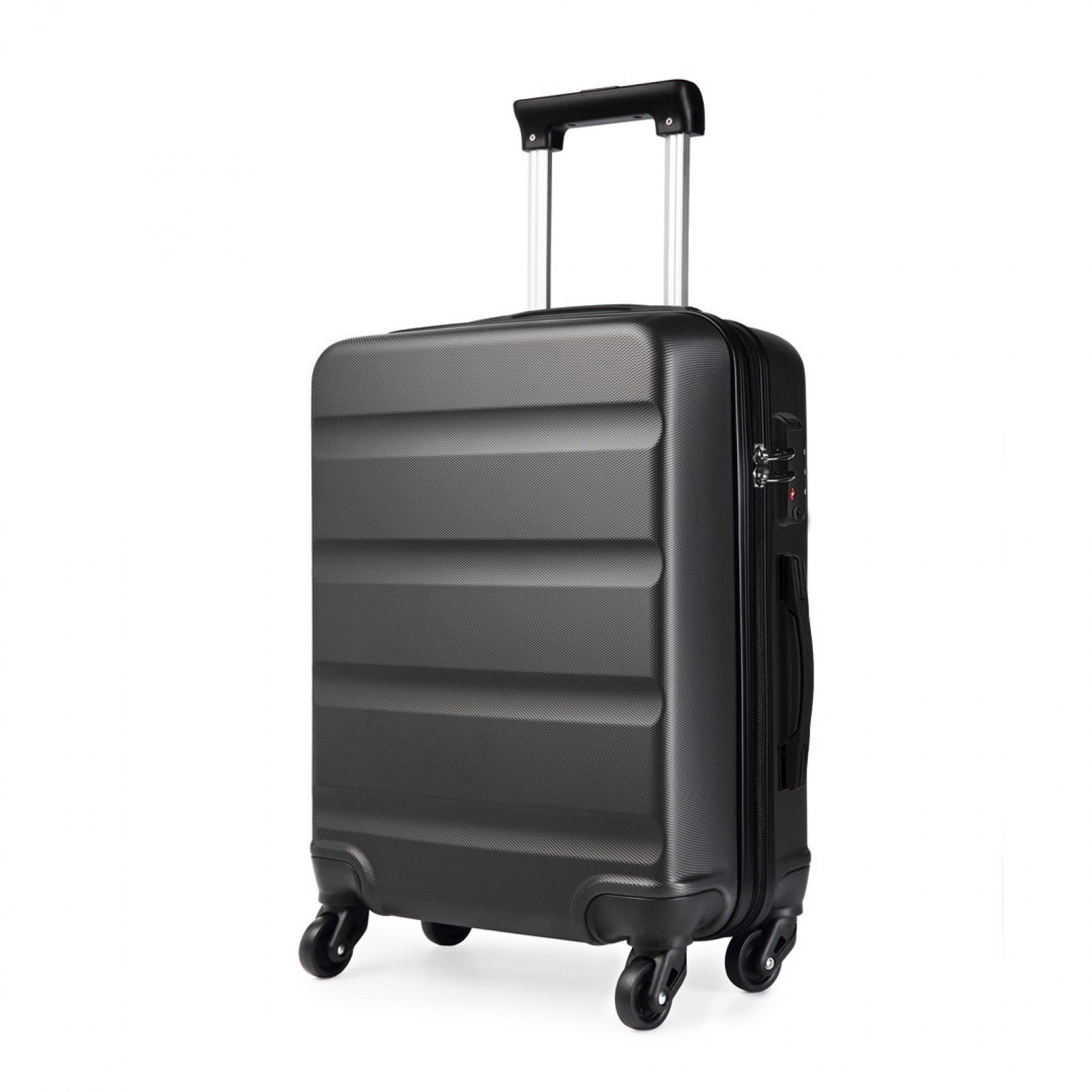 Kono 24 Inch Horizontal Design ABS Hard Shell Suitcase With TSA Lock - Grey