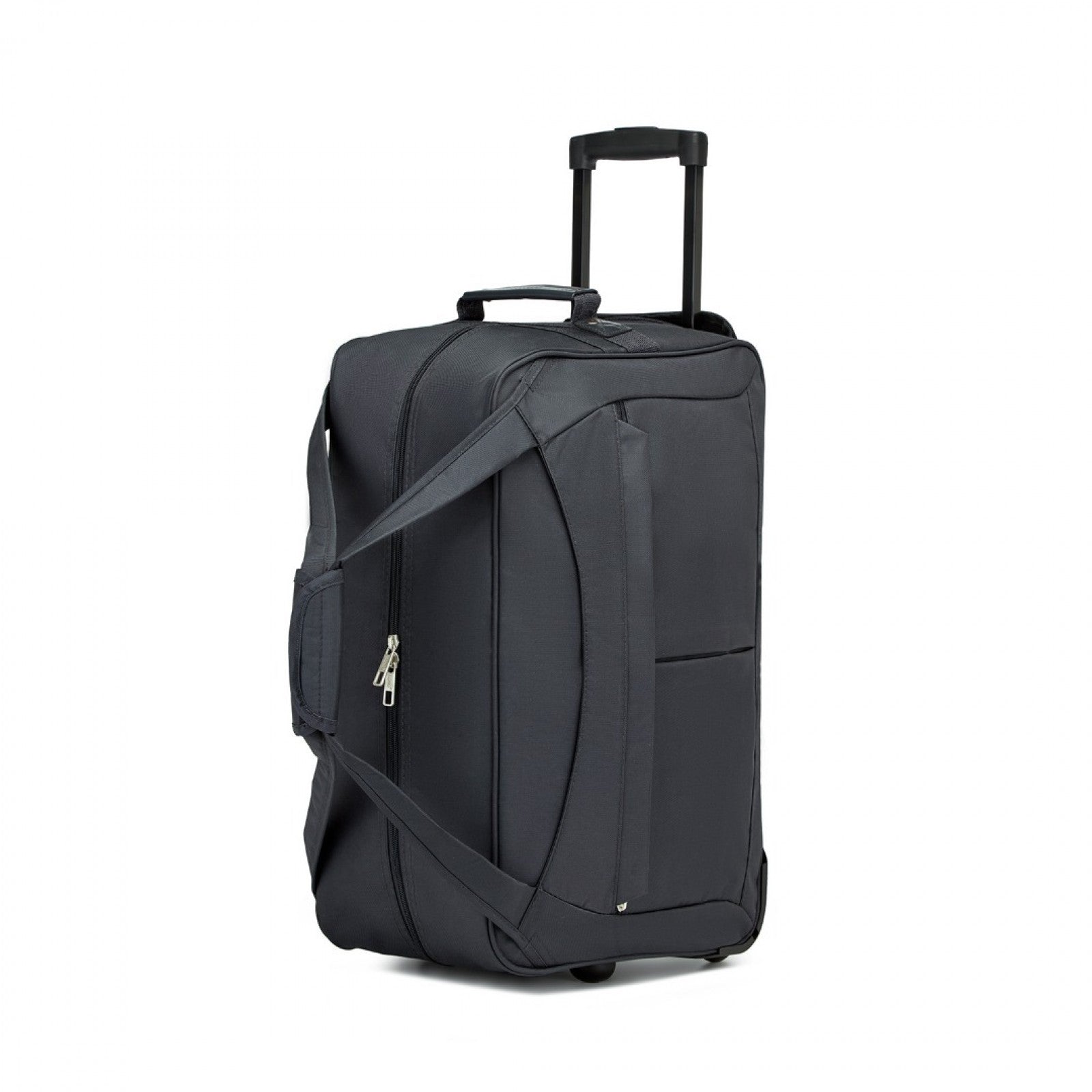 Kono Durable Folding Travel Trolley Bag with Enhanced Features and Multi Compartment - Grey