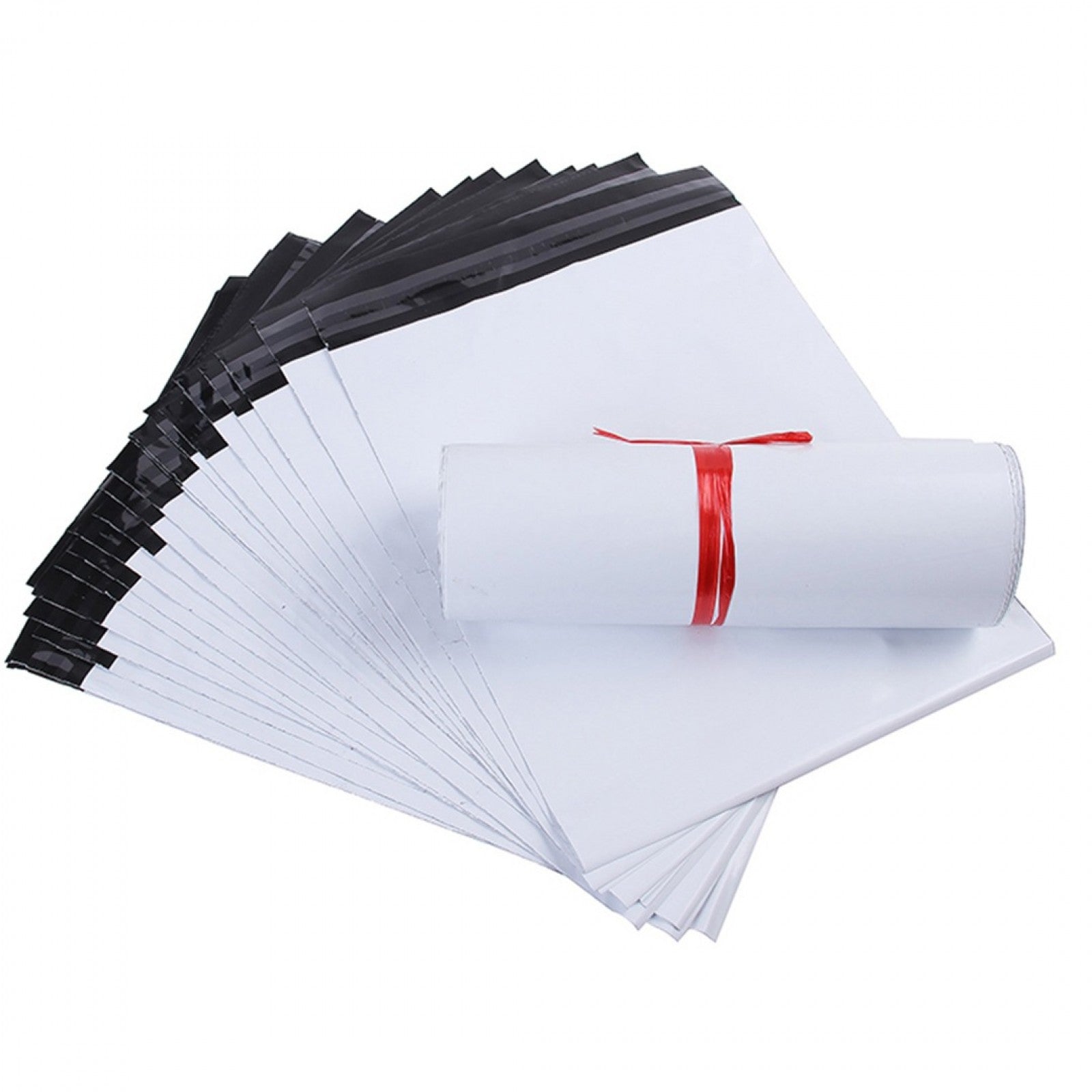 Poly Mail Bags Large Size 14"x19" Waterproof, Tear-Resistant, Self-Seal Postal Bags - 100 Pieces
