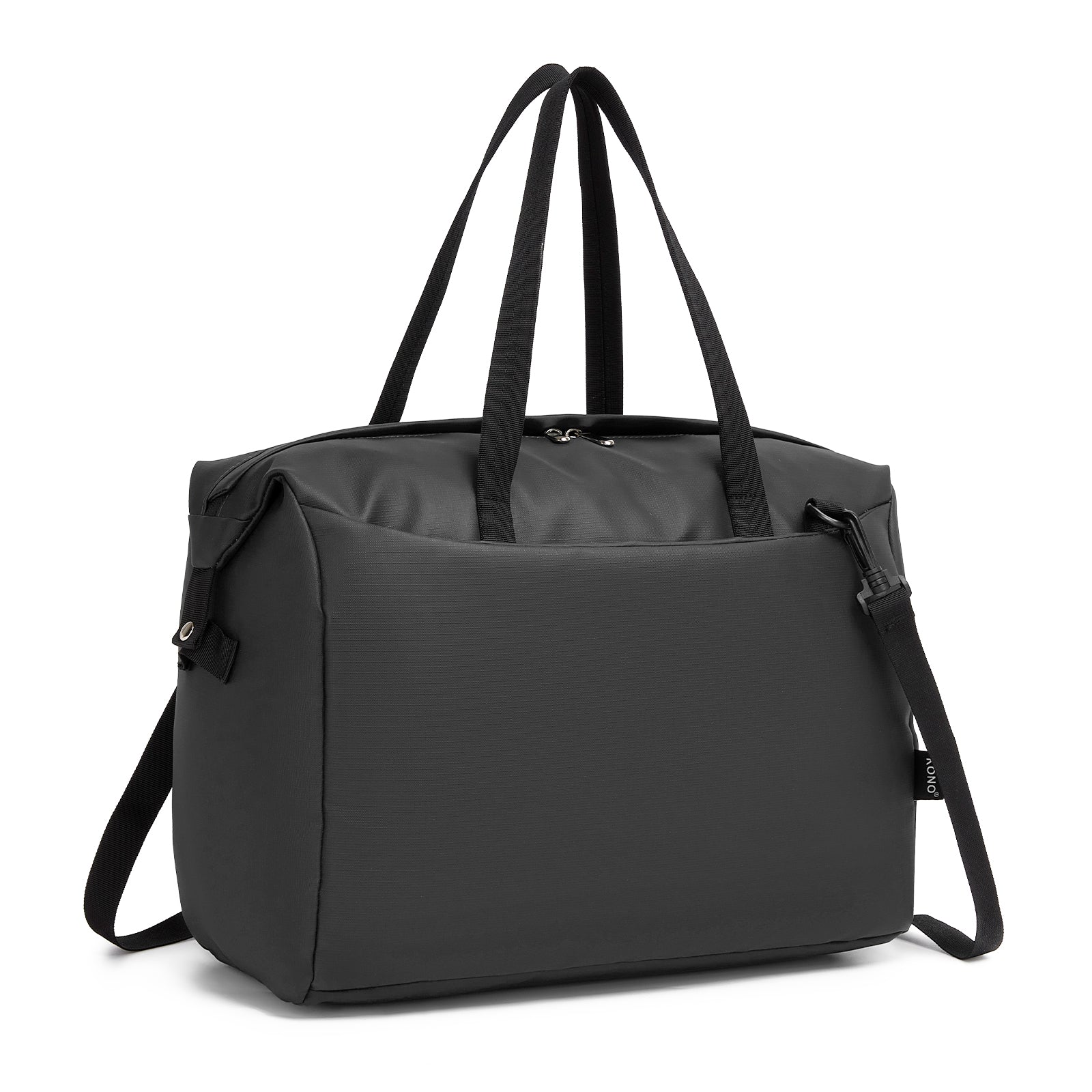 Kono 40×30×20cm Cabin Approved Travel Bag - Versatile Carry-On Shoulder Bag for Travel, Gym, Business & Daily Use - Black