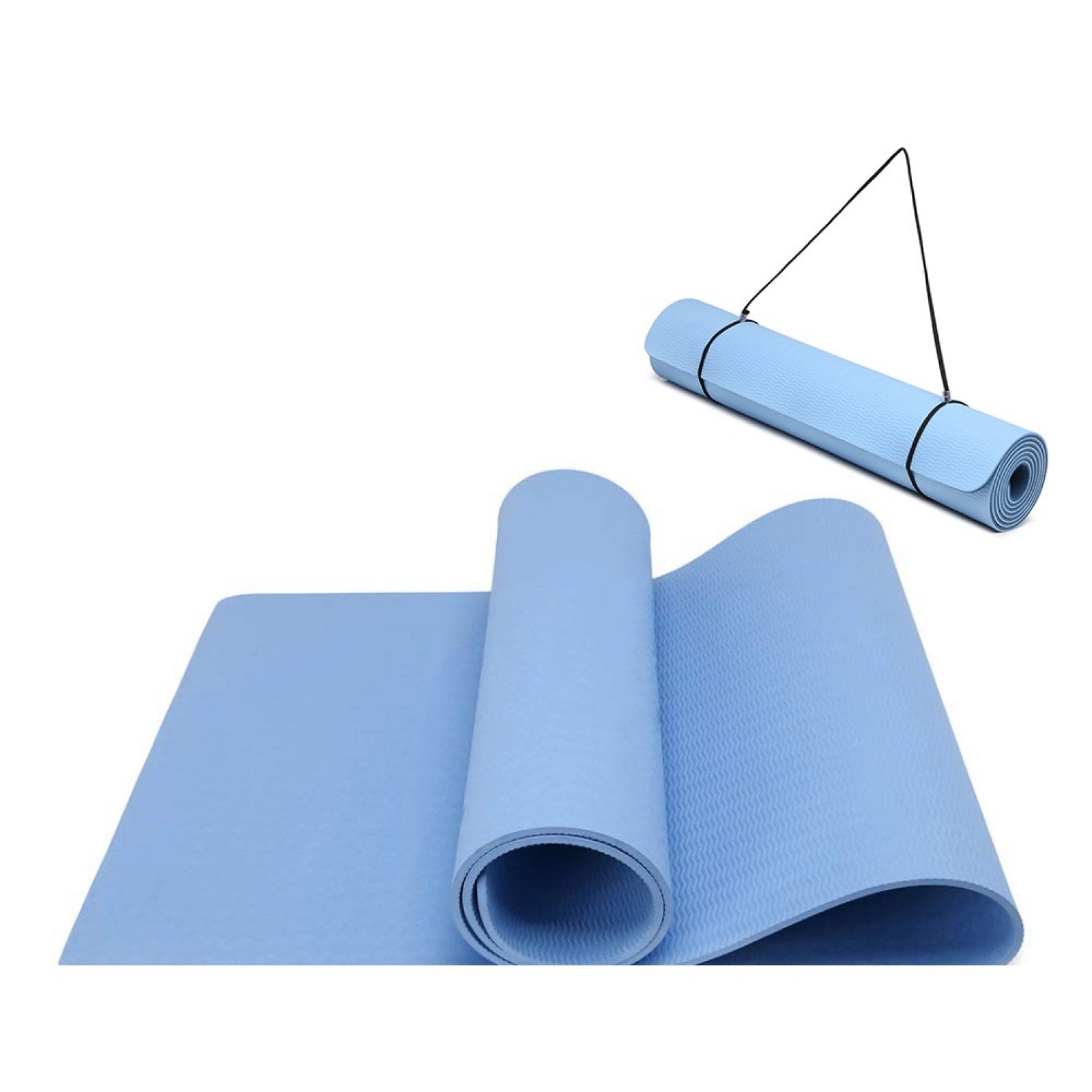 Kono TPE Non-slip Classic Yoga Mat - Blue